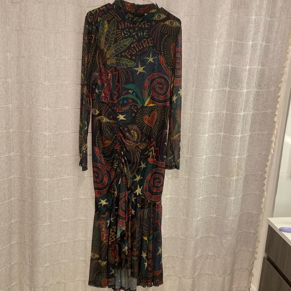 NWT FARM rio midi dress. Fun prints!